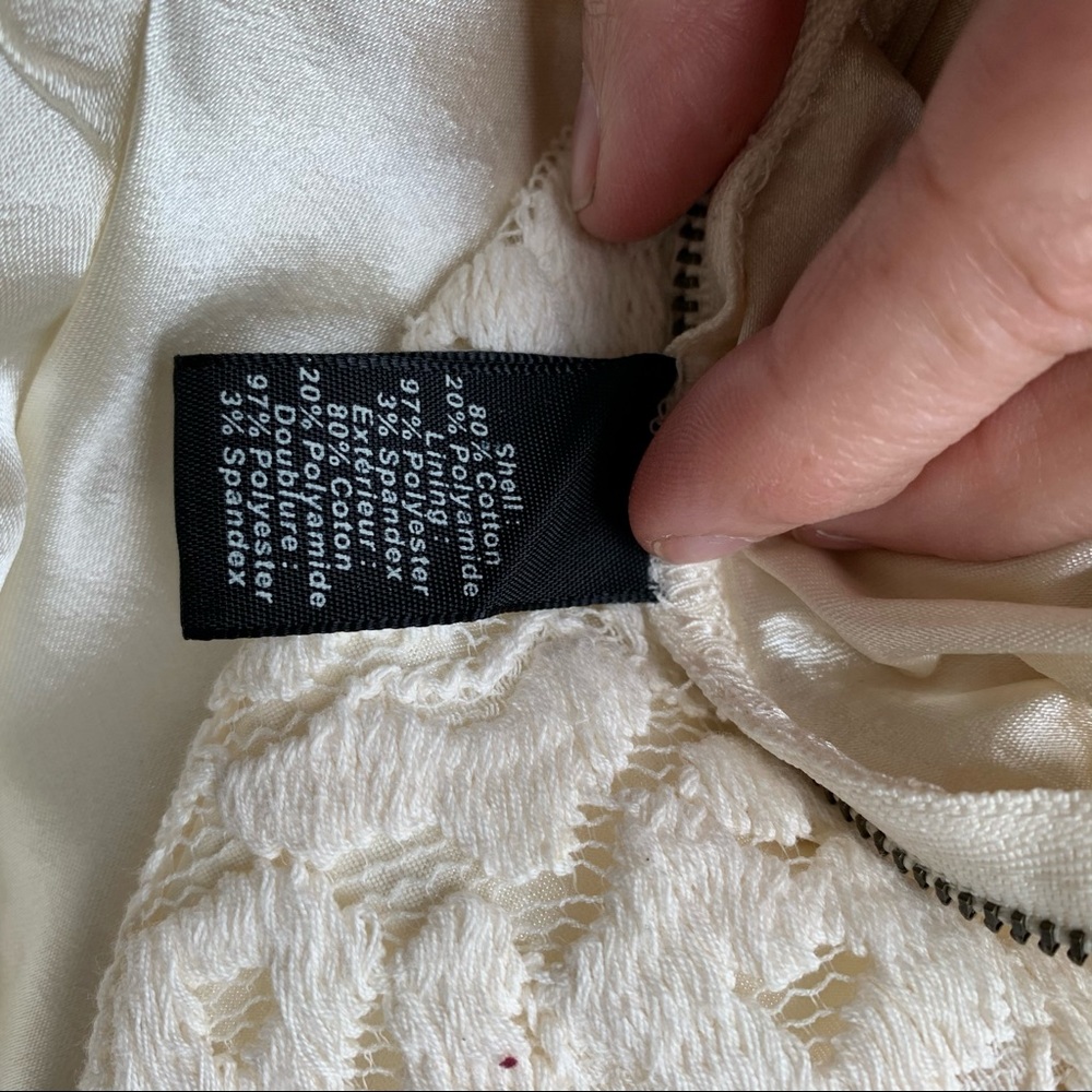 Elizabeth and James Ivory Lace Bell Sleeved Top - Picture 6 of 6